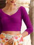 Berry Beauty Stretchy Blouse